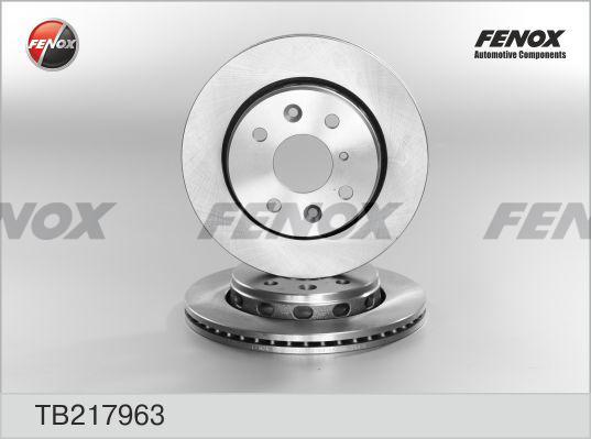 Fenox TB217963 - Brake Disc autospares.lv