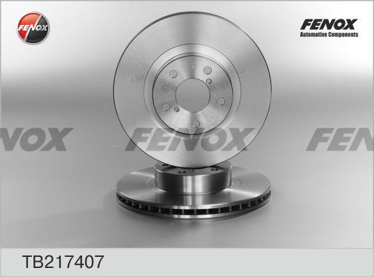 Fenox TB217407 - Brake Disc autospares.lv