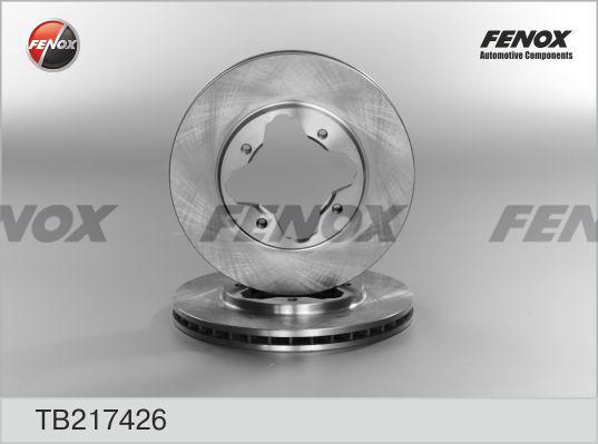 Fenox TB217426 - Brake Disc autospares.lv