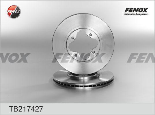 Fenox TB217427 - Brake Disc autospares.lv