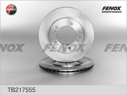 Fenox TB217555 - Brake Disc autospares.lv