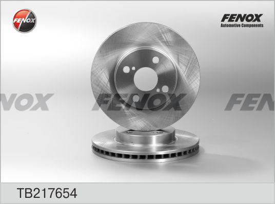 Fenox TB217654 - Brake Disc autospares.lv