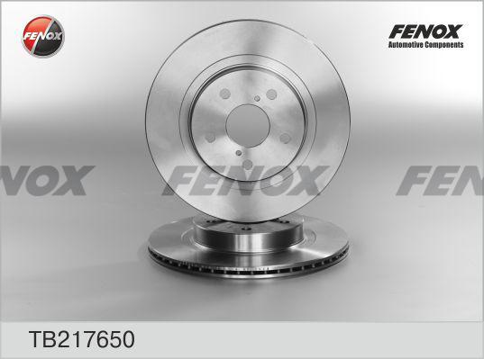 Fenox TB217650 - Brake Disc autospares.lv