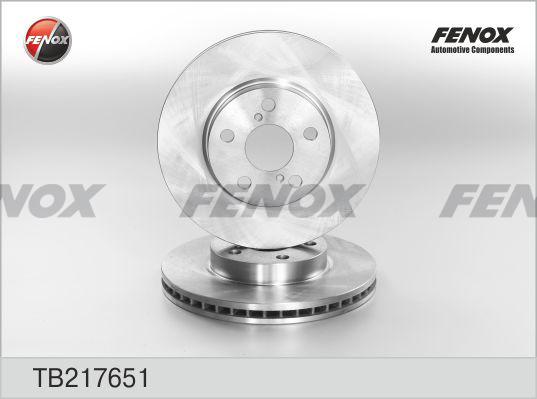 Fenox TB217651 - Brake Disc autospares.lv