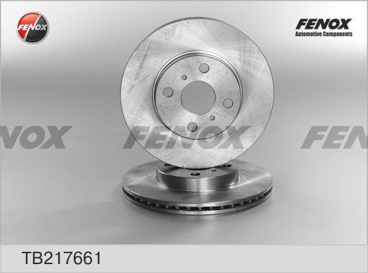 Fenox TB217661 - Brake Disc autospares.lv