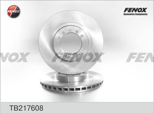 Fenox TB217608 - Brake Disc autospares.lv