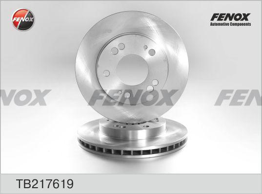 Fenox TB217619 - Brake Disc autospares.lv