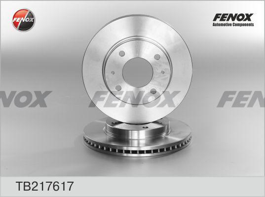 Fenox TB217617 - Brake Disc autospares.lv