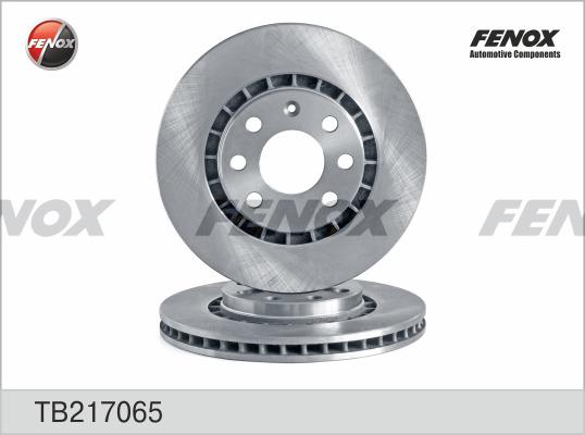 Fenox TB217065 - Brake Disc autospares.lv
