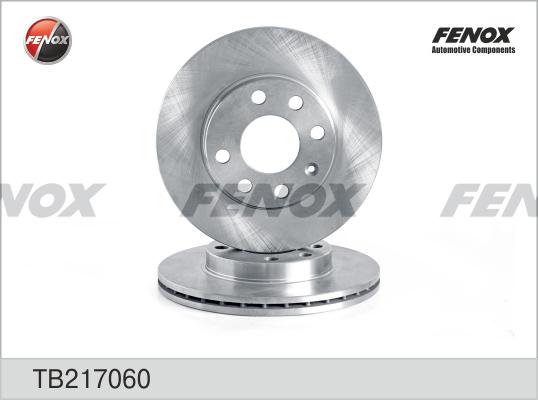 Fenox TB217060 - Brake Disc autospares.lv