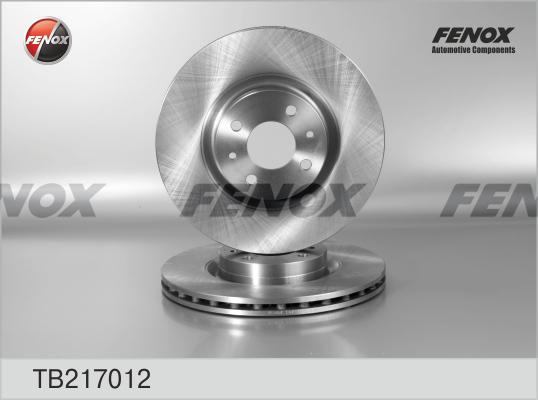 Fenox TB217012 - Brake Disc autospares.lv