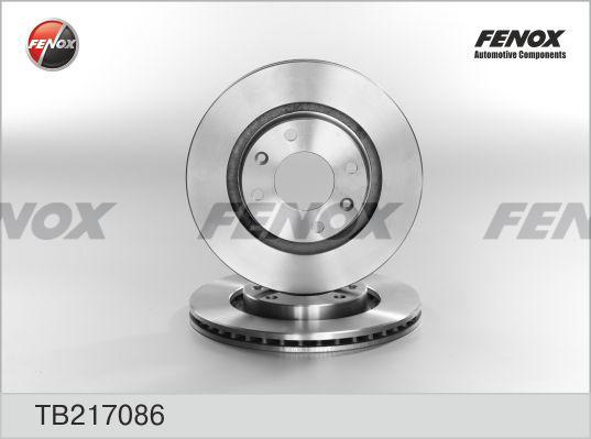 Fenox TB217086 - Brake Disc autospares.lv