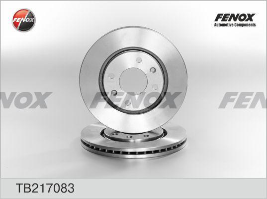 Fenox TB217083 - Brake Disc autospares.lv