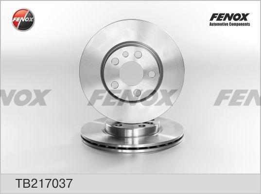 Fenox TB217037 - Brake Disc autospares.lv