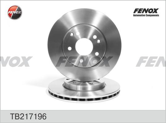 Fenox TB217196 - Brake Disc autospares.lv