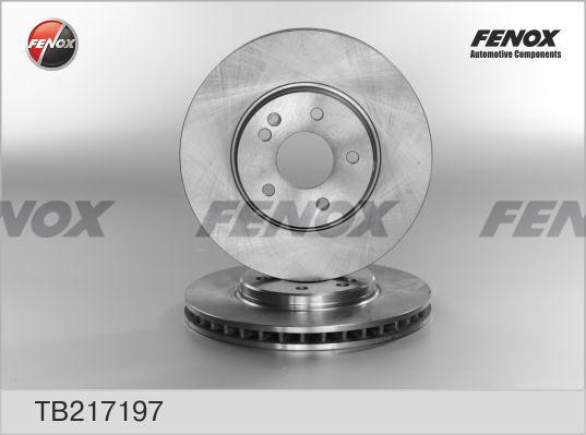 Fenox TB217197 - Brake Disc autospares.lv