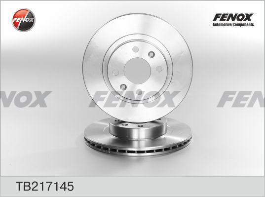 Fenox TB217145 - Brake Disc autospares.lv