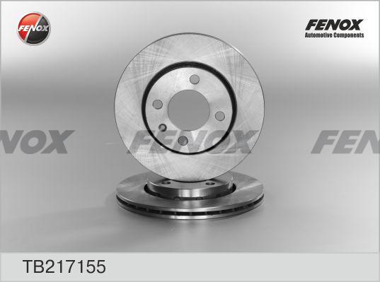 Fenox TB217155 - Brake Disc autospares.lv