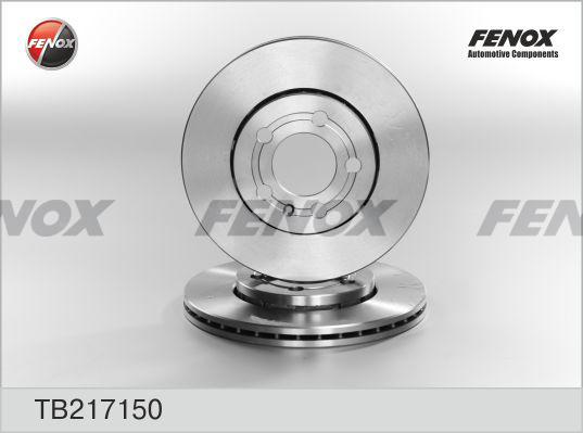 Fenox TB217150 - Brake Disc autospares.lv