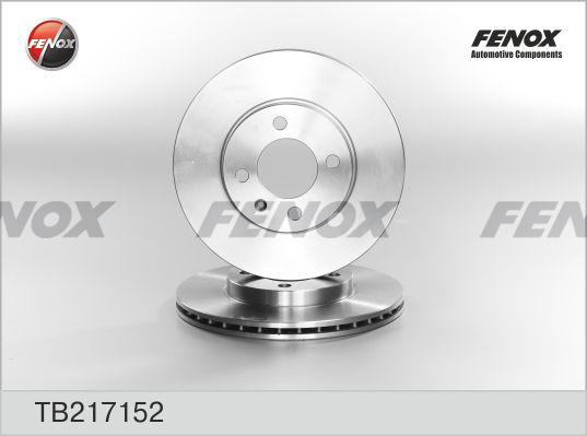 Fenox TB217152 - Brake Disc autospares.lv