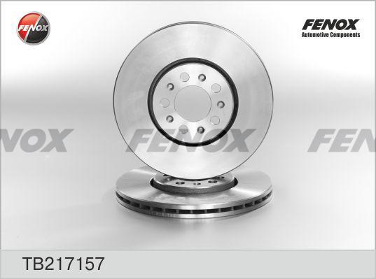Fenox TB217157 - Brake Disc autospares.lv