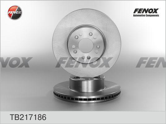 Fenox TB217186 - Brake Disc autospares.lv