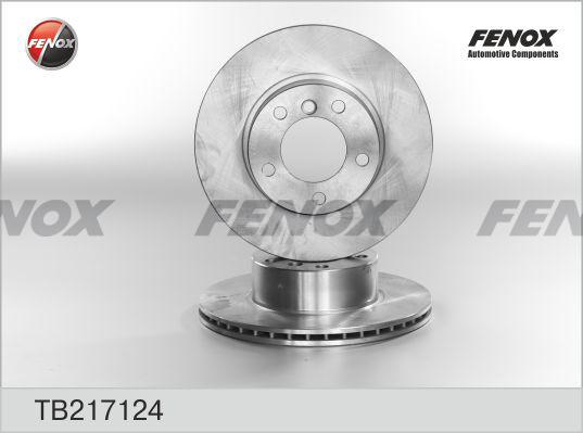 Fenox TB217124 - Brake Disc autospares.lv