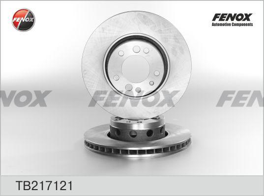 Fenox TB217121 - Brake Disc autospares.lv