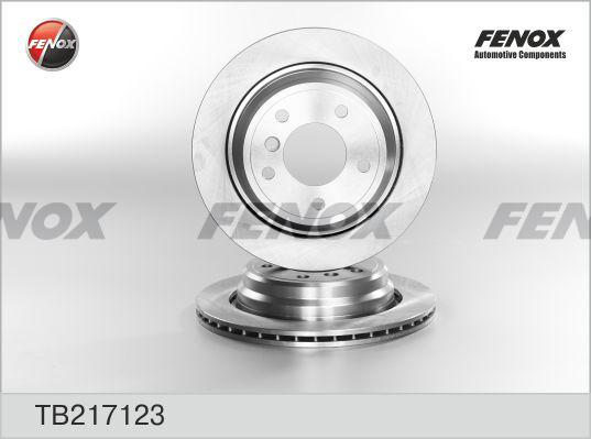 Fenox TB217123 - Brake Disc autospares.lv