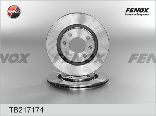 Fenox TB217174 - Brake Disc autospares.lv
