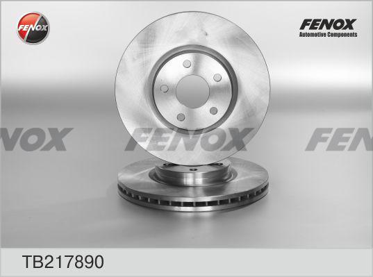 Fenox TB217890 - Brake Disc autospares.lv