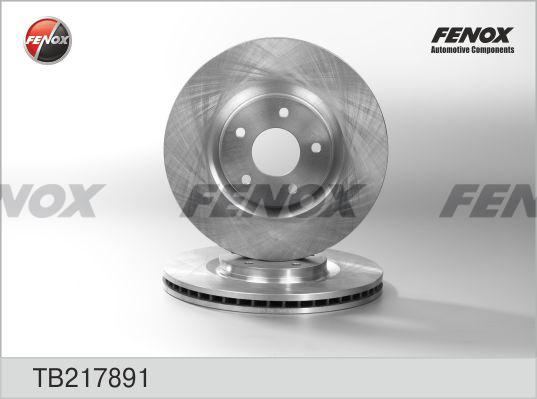 Fenox TB217891 - Brake Disc autospares.lv