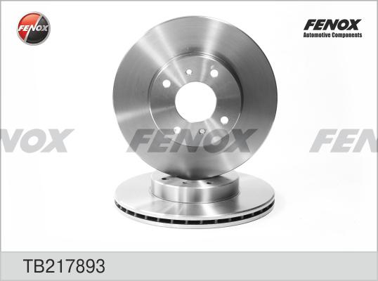 Fenox TB217893 - Brake Disc autospares.lv