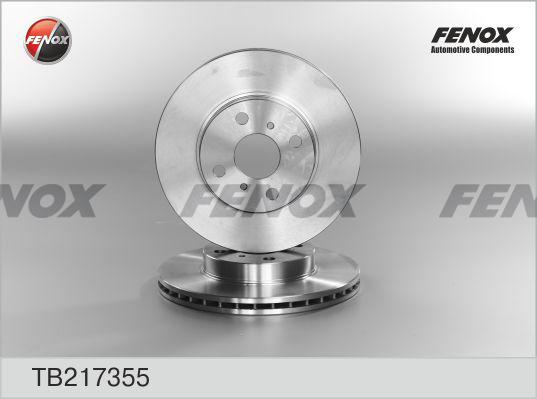 Fenox TB217355 - Brake Disc autospares.lv