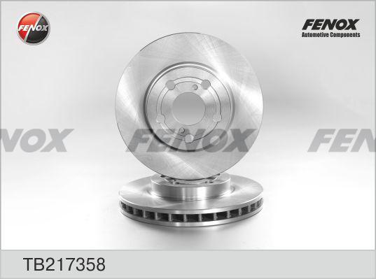 Fenox TB217358 - Brake Disc autospares.lv