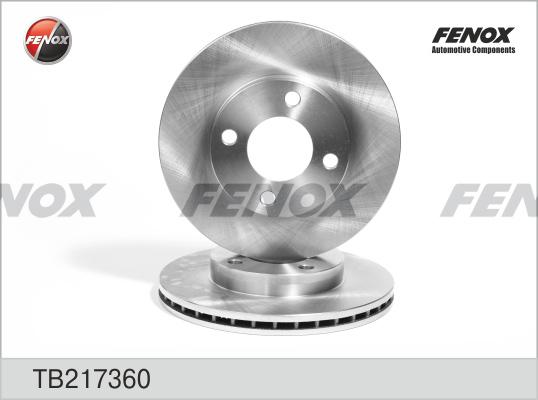 Fenox TB217360 - Brake Disc autospares.lv