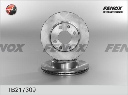 Fenox TB217309 - Brake Disc autospares.lv