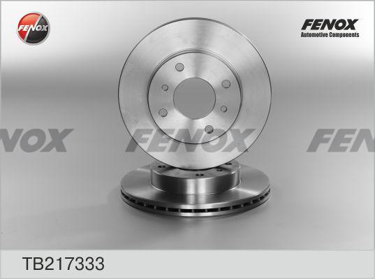 Fenox TB217333 - Brake Disc autospares.lv
