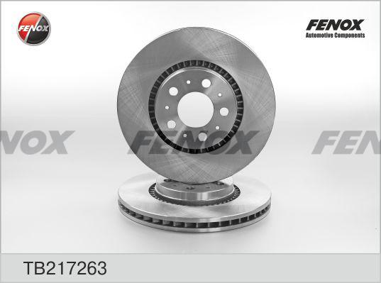 Fenox TB217263 - Brake Disc autospares.lv