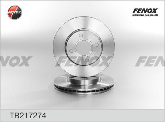 Fenox TB217274 - Brake Disc autospares.lv