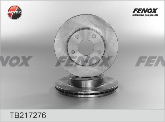 Fenox TB217276 - Brake Disc autospares.lv