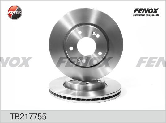 Fenox TB217755 - Brake Disc autospares.lv