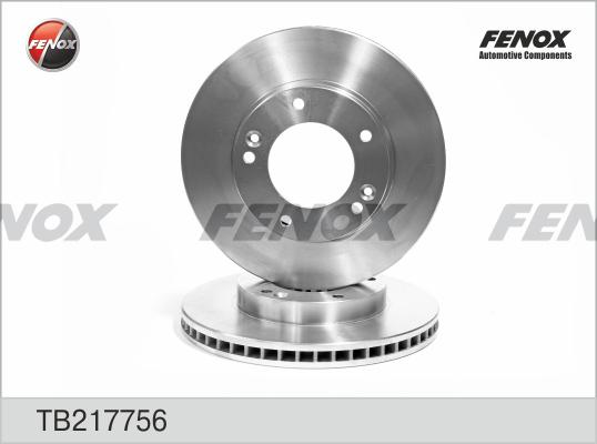 Fenox TB217756 - Brake Disc autospares.lv