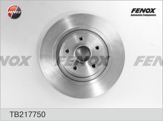 Fenox TB217750 - Brake Disc autospares.lv