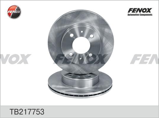 Fenox TB217753 - Brake Disc autospares.lv