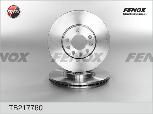 Fenox TB217760 - Brake Disc autospares.lv