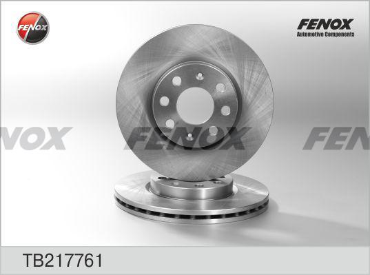 Fenox TB217761 - Brake Disc autospares.lv