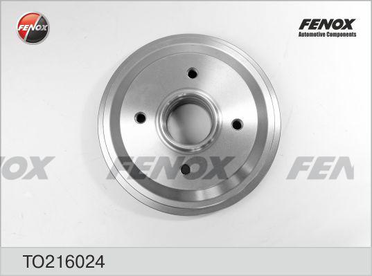 Fenox TO216024 - Brake Drum autospares.lv