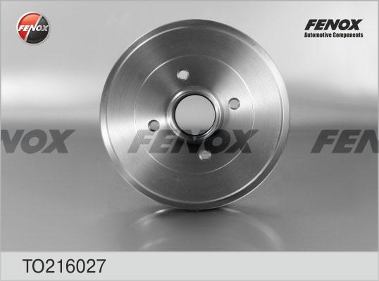 Fenox TO216027 - Brake Drum autospares.lv