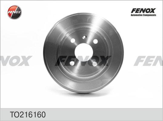 Fenox TO216160 - Brake Drum autospares.lv